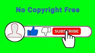 Green Screen Subscribe Bottom Free ✓ No Copyright / Subscribe Bottom Green Screen / subscribe button