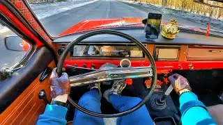 1977 GAZ 24 Volga 1JZ-GE - POV TEST DRIVE