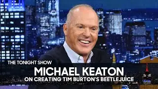 Michael Keaton on Creating Tim Burton's Beetlejuice and Knox Goes Away with Al Pacino | Tonight Show