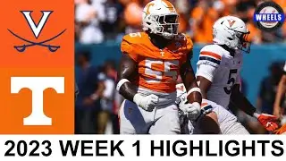 #12 Tennessee vs Virginia Highlights | College Football Week 1 | 2023 College Football Highlights