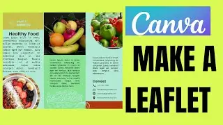 HOW TO MAKE A LEAFLET ON CANVA