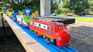 Chuggington & Thomas the Tank Engine Plarail☆Had fun playing with friends!