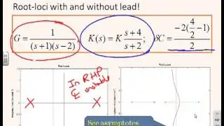 Root-loci 14 - analysing impact of lead compensators using root-loci