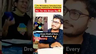 Dream of Every JEE Aspirants 🔥- JEE Mains 2025 ✅| Diwali of JEE Aspirants 🪔| Jee mains Exam Date 🚨