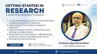 Getting started in Research : Live Workshop for research basics