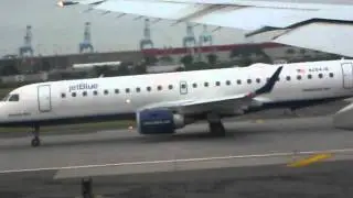 Jet Blue takeoff from British Airways