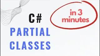 Partial classes in C#  explained in under 3 minutes