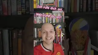 Немецкие слова. Anrufen Akk. Deutsch lernen. 