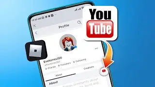 How To Add/Link YouTube Channel to Roblox Account | Share YouTube Channel Link on Roblox