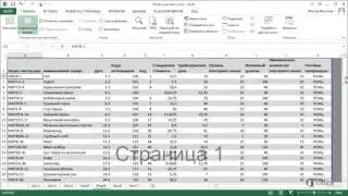 Печать листа на определенном количестве страниц в Excel