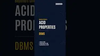 ACID Properties in DBMS #dataanalysis #dbms #powerbi #acidproperties #notes