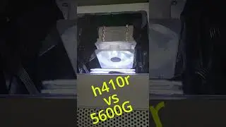 CoolerMaster h410r vs Ryzen 5 5600g in Cinebench R23 #shorts