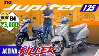 TVS Jupiter 125 BS6 2021 New Model 🔥 Activa 125 BEATEN!? 😵 Top Speed, Mileage, OnRoad Price, Colours