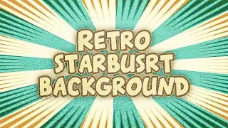 How to Make a Retro Starburst Background in Photoshop CC