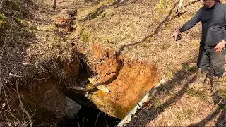 Huge Cave Opened Up In Homeowners Front Yard