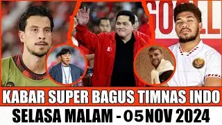 MANTAB! HADIAH ISTIMEWA UNTUK RAKYAT INDONESIA! 8 BERITA TIMNAS HARI INI🥉05/11/2024👉🏿Kabar Timnas