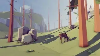 Unity Timelapse - Low Poly Pine Forest