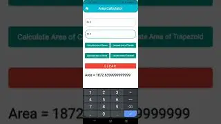 Area Calculator using flutter | Flutter | Dart | Mobile Application Development