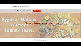 Online Tiffin Service Project  | Python Django Project | Python Project