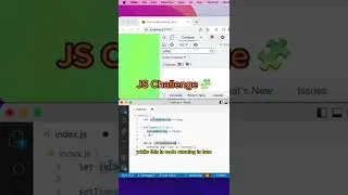 JavaScript challenge! Solution in my next video 