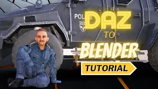 Daz To Blender Plugin Tutorial - Diffeomorphic Daz Importer