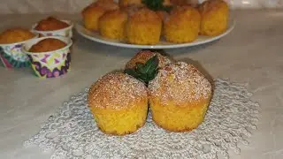 НЕЖНЕЙШИЕ МАФФИНЫ ИЗ ТЫКВЫ. ОЧЕНЬ БЫСТРО И ВКУСНО