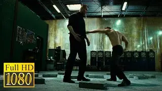 Jason Statham vs Big Man in the movie The Transporter 3 (2008)