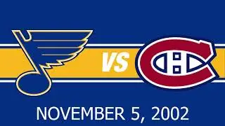 Blues Highlights: Blues at Canadiens: November 5, 2002