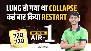 AIR-1 in NEET 2024 | Emotional Story of Divyansh | कड़े संघर्ष से पायी जीत 🏆Toppers Spotlight | ALLEN