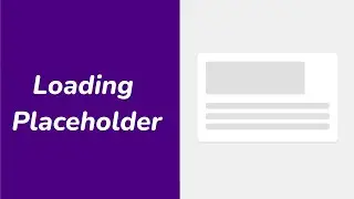 How to Make Skeleton Loading Screens | loading animation css