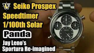 Seiko Prospex Speedtimer Chronograph with 1/100th of a second stopwatch - SFJ001/SBER001 Unboxing