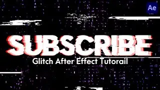 Beginner's Guide to Glitch Effect Text Animation | After Effect Tutorial