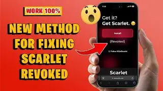 NEW Scarlet Method : Free Install IPA Files No PC + No Revoke