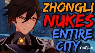 Why Zhongli Nuked Mondstadt | Genshin Impact Meme 