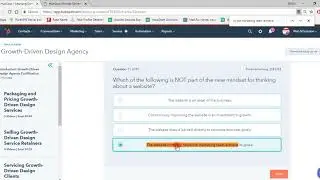 HubSpot Growth Driven Design Agency Exam Answer September 2018
