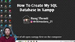 How to create my sql database in xampp