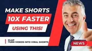 Use free klap. Generate viral shorts 10x faster from your long videos.