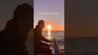 Endless Waves ❤️🎹  #piano #calm #sunset