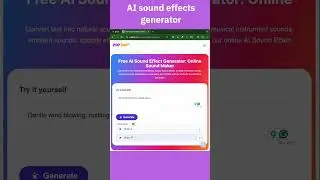 I take a quick look at Pop pop AI, a sound effects generator