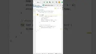 Java Program to Reverse an Array without Additional Array | Java Interviews Q & A 