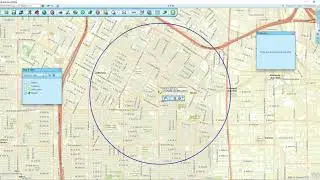 Creating Radius and Summarizing Demographics with MapBusinessOnline