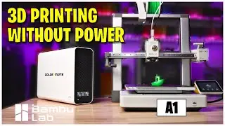 Bambu A1 - How Long Can We 3D Print On Battery?