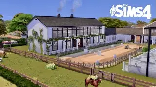 Equestrian Country Club | Horse Ranch | Speed Build | The Sims 4 | NoCC