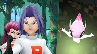 Stole shiny celebi from team rocket (Jessie & James) #shorts