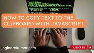 How to copy text to the clipboard with JavaScript #html #css #javascript #copy #text