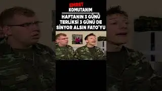 Emret Komutanım | Haftanın 3 Günü Terliksi Hayvanat 3 Günü De Sinyor Alsın Fato'yu #Shorts