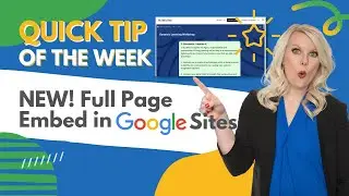 NEW! Full Page Embed in Google Sites