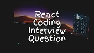 React Coding Interview Question - Implement a toggle button