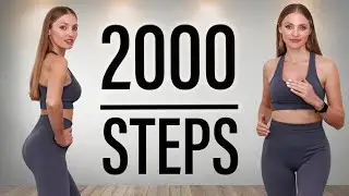 2000 Steps Low Impact Indoor Walking Workout / Burn Up To 300 Calories In 15 Minutes