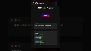 How to Change Mouse Cursor in CSS | Mouse Pointer | CSS Cursor Property | CSS Project | Traning